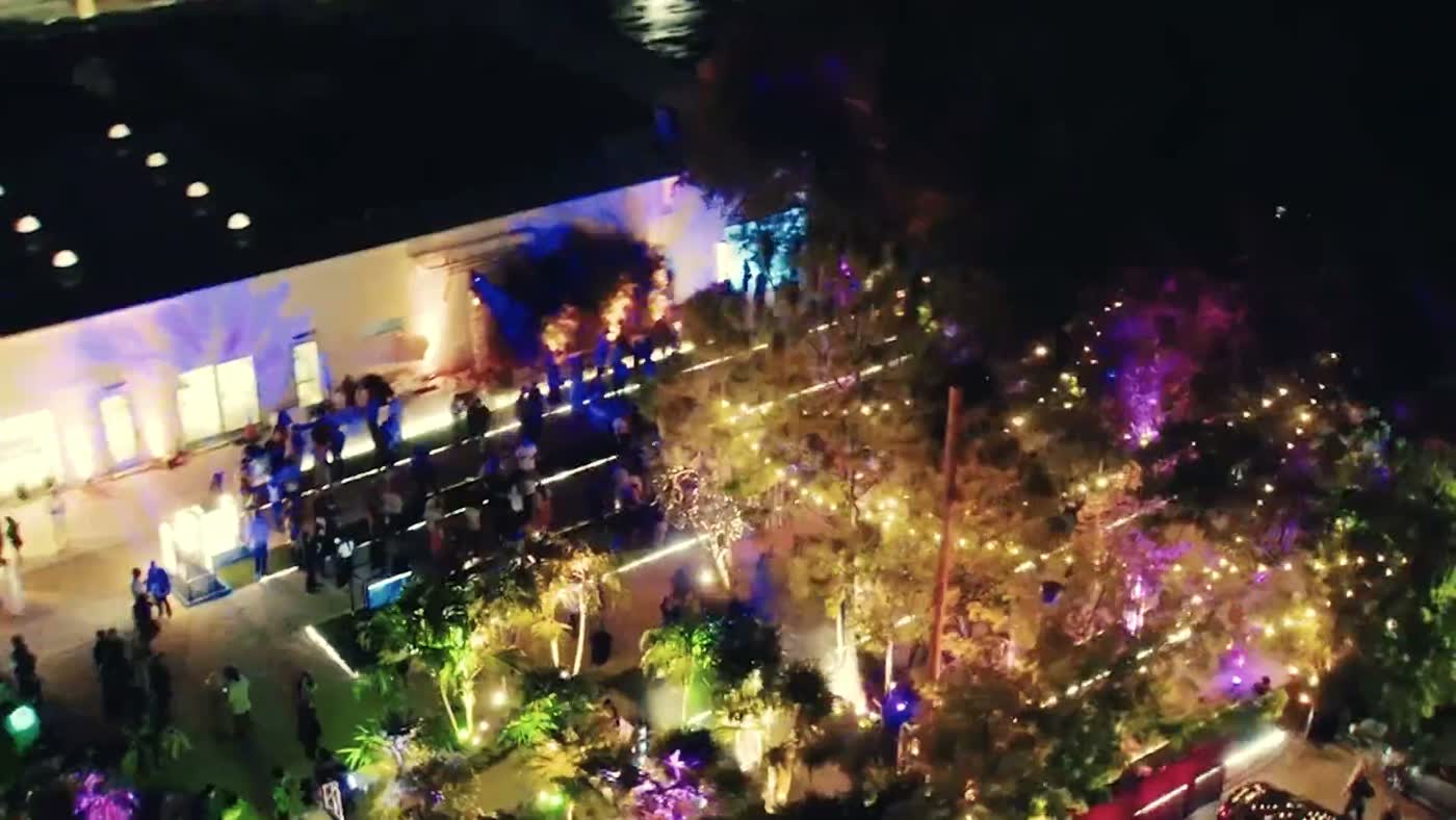 The Yard at night